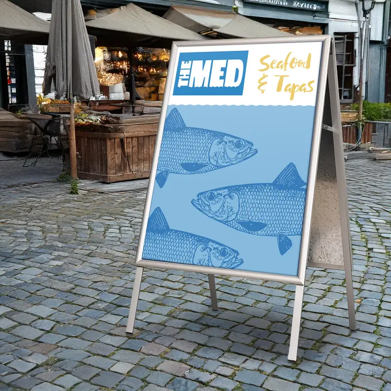 LF Board - The Med Outside Cafe