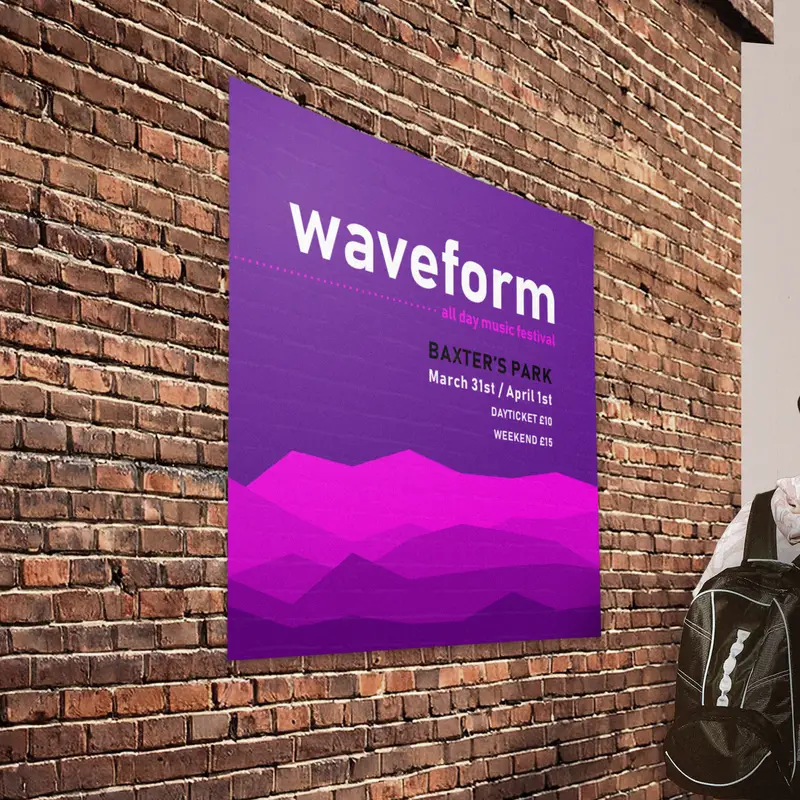 Square Poster Context Wall