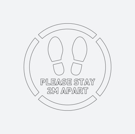 Outdoor Floor Stencil